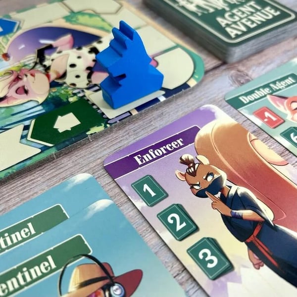 Asmodee Agent Avenue Brætspil Strategi