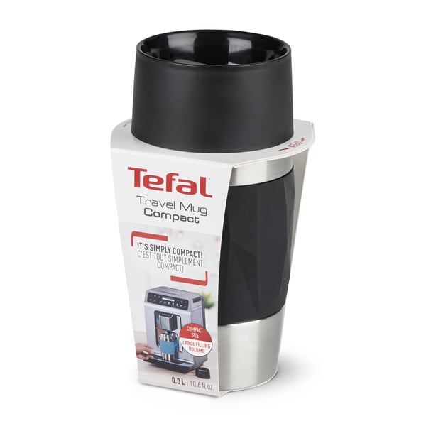 Tefal Compact N21601 300 ml Musta Ruostumaton teräs