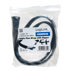LogiLink KAB0046 kabelbakke Sort