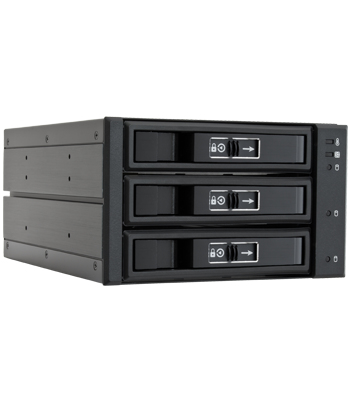 Chieftec CBP-2131SAS drive bay panel Bærerpanel Sort