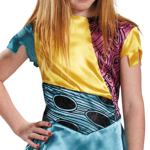 Disguise Sally Smart kjole Barn Hunstik Halloween