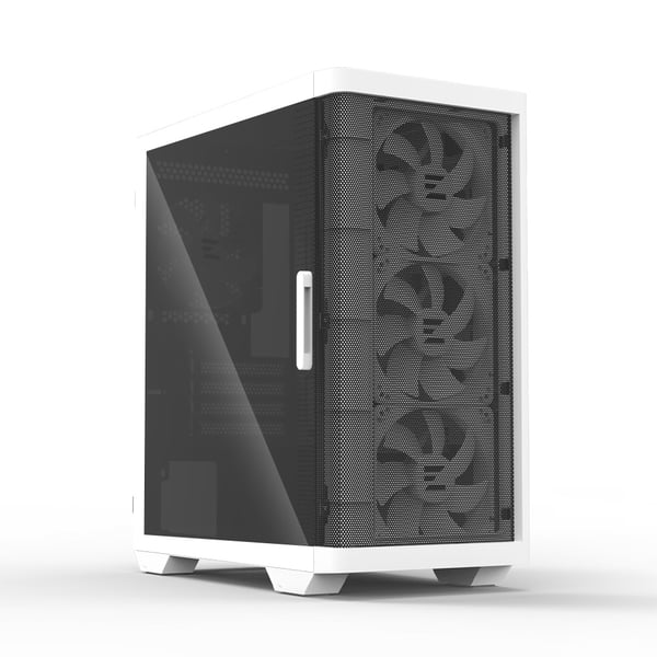 Zalman M4 WHITE computeretui Mini Tower Sort, Hvid