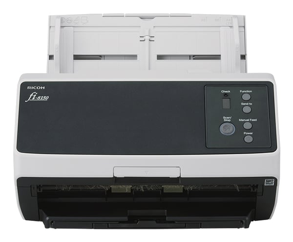 Ricoh FI-8150 ADF + manuel indføringsscanner 600 x 600 dpi A4 Sort, Grå