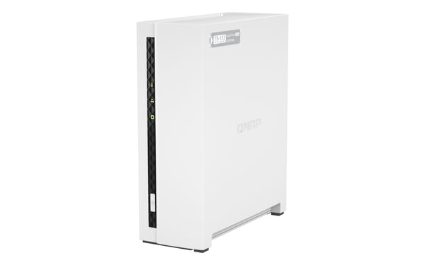 QNAP TS-133 NAS & lagringsserver Tower Cortex-A55 2 GB DDR4 0 TB QNAP Turbo System Hvid
