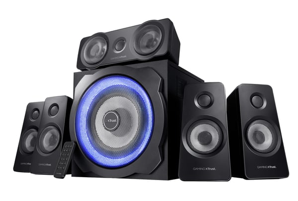 Trust GXT 658 Tytan 5.1 højttalersæt 90 W Universel Sort 5.1 kanaler