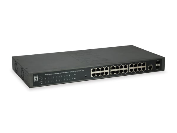 LevelOne GEP-2652 nätverksswitchar hanterad L2 Gigabit Ethernet (10/100/1000) Strömförsörjning via Ethernet (PoE) stöd Grå LevelOne GEP-2652 nätverksswitchar hanterad L2 Gigabit Ethernet (10/100/1000) Strömförsörjning via Ethernet (PoE) stöd Grå