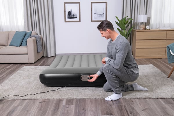 Bestway 67464 / 23 luftmadrass Dubbelmadrass Svart, Grå Unisex