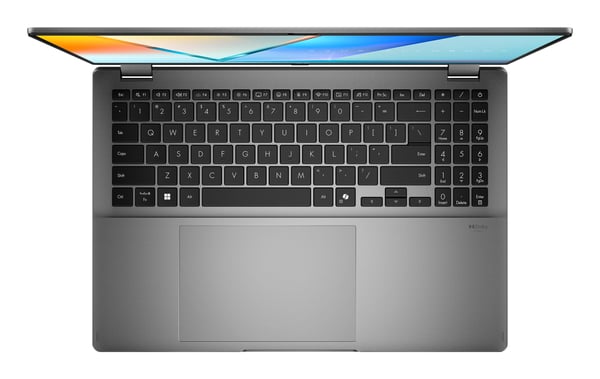 ASUS Vivobook 16 Flip TP3607SA-SI099W Copilot+ PC Intel Core Ultra 7 258V Hybridi (2-in-1) 40,6 cm (16") Kosketusnäyttö WUXGA 32 GB LPDDR5x-SDRAM 1 TB SSD Wi-Fi 7 (802.11be) Windows 11 Home Musta, Harmaa QWERTY Hollanti