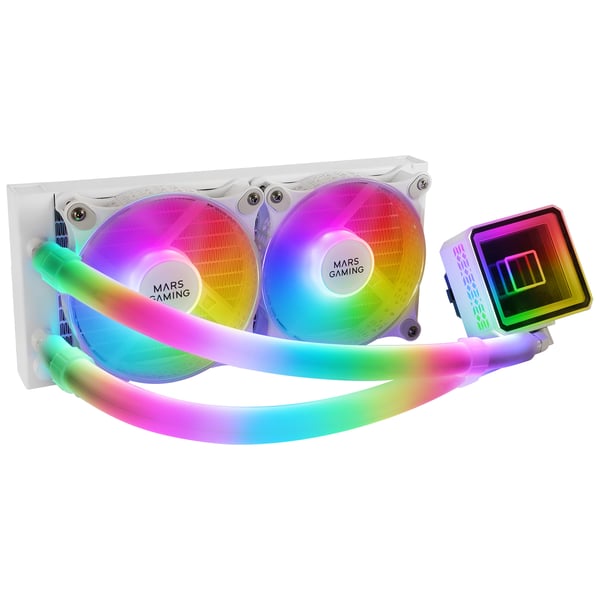 Mars Gaming ML-ULTRA240 Processor Allt-i-ett vätskekylare Vit 1 styck