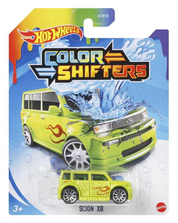 Hot Wheels Color Shifters ‐auto, 1 väriä vaihtava leluajoneuvo mittakaavassa 1:64 (tyylit voivat vaihdella)