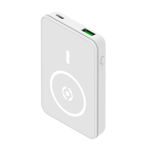 Celly MAGPB5000 5000 mAh Trådløs opladning Hvid