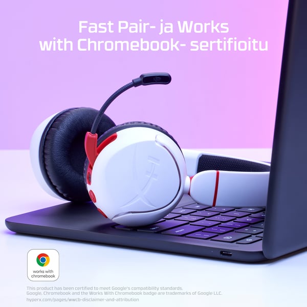 HyperX Cloud Mini – langattomat pelikuulokkeet (valkoinen)