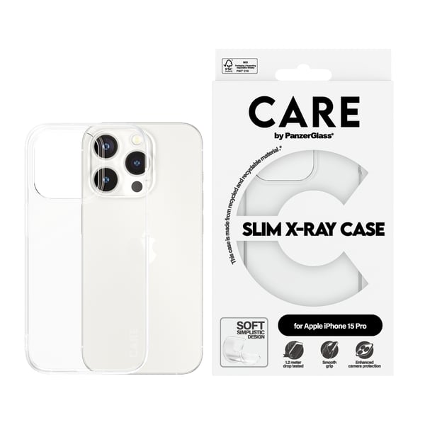 PanzerGlass CARE™ by ® X-Ray Case iPhone 15 Pro