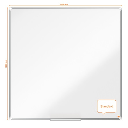 Nobo Premium Plus stål magnetisk whiteboard 120x120cm