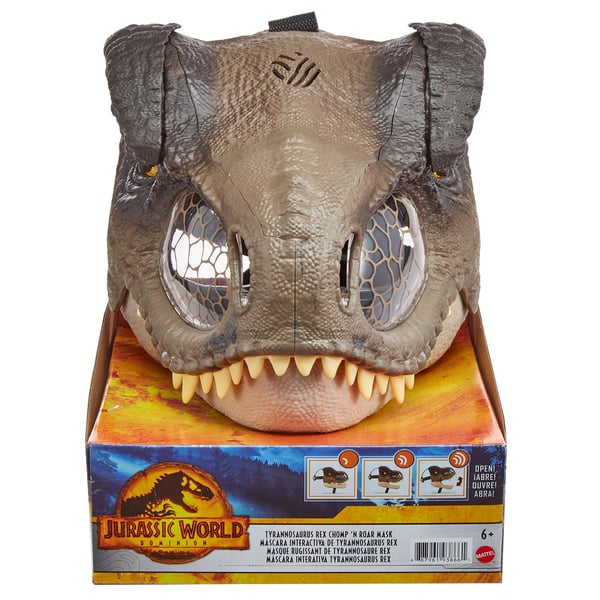 Jurassic World TYRANNOSAURUS REX CHOMP 'N ROAR MASK