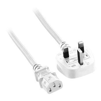 Microconnect PE090420W strömkablar Vit 2 m Strömkontakt typ G C13 coupler