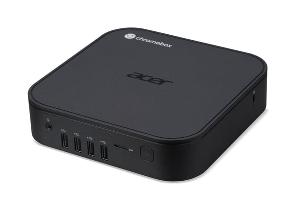 Acer Chromebox CXI6 Intel Core 5 120U 16 GB DDR4-SDRAM 256 GB SSD ChromeOS Mini PC Mini-PC Svart