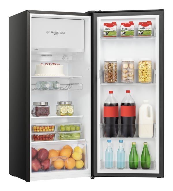Hisense RR220D4BBE kombi-køleskab Fritstående 165 L Sort