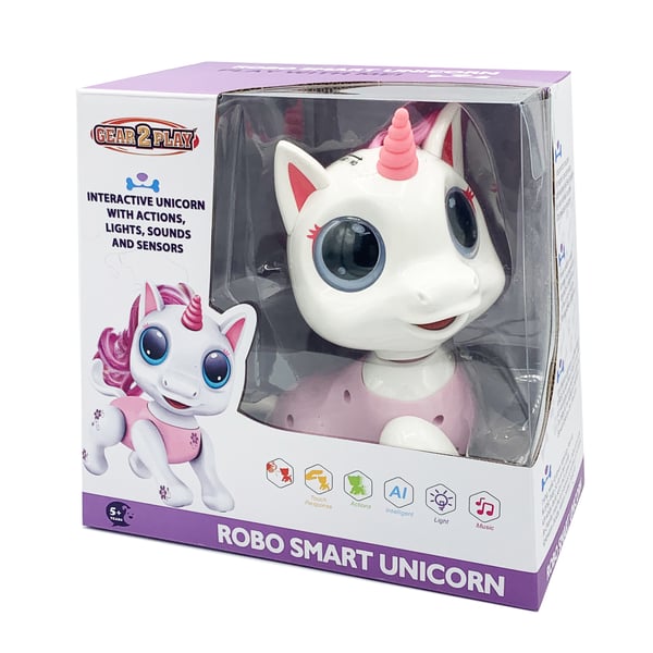 Gear2Play Robo Smart Unicorn Elektronisk dyr til børn