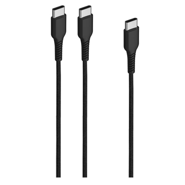 Konix 61881123880 USB-kabel 3 m USB C 2 x USB C Sort Konix 61881123880 USB-kabel 3 m USB C 2 x USB C Sort