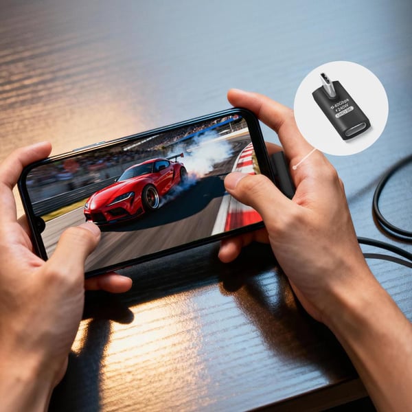 Microconnect USB4-CCFAS-240W USB-kablar USB4 Gen 3x2 0 m USB C Svart