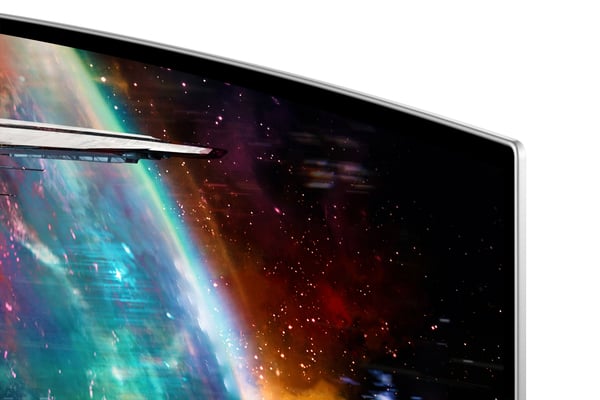 Samsung G95SC tietokoneen litteä näyttö 124,5 cm (49") 5120 x 1440 pikseliä Dual QHD OLED Hopea