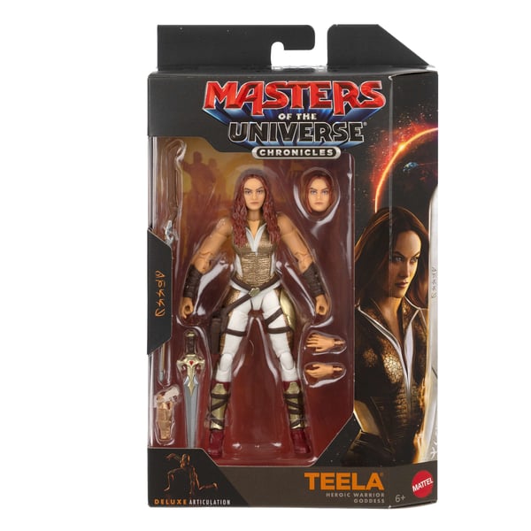 Masters of the Universe Chronicles, 2026 års film, Teela-actionfigur i skala 1:12, Camila Mendes