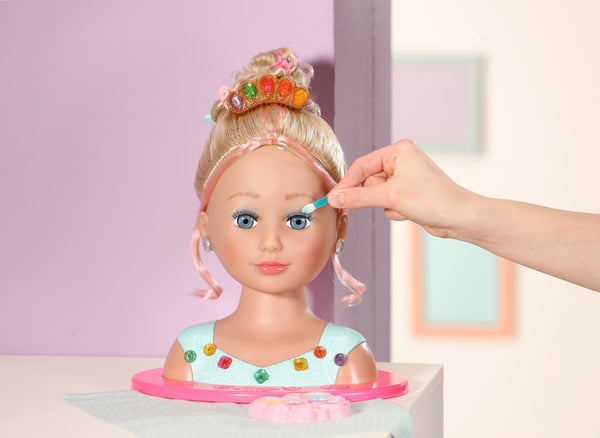 BABY born Sister Styling Head Princess Doll make-up & hair styling set