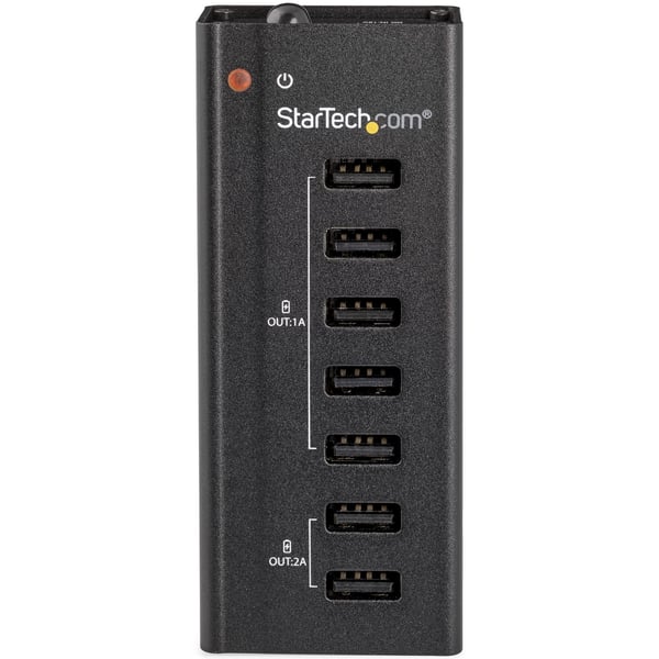 StarTech.com ST7C51224EU USB-ladestation (7 porte, 5x 1A-porte & 2x 2A-porte, standalone, USB-ladest)