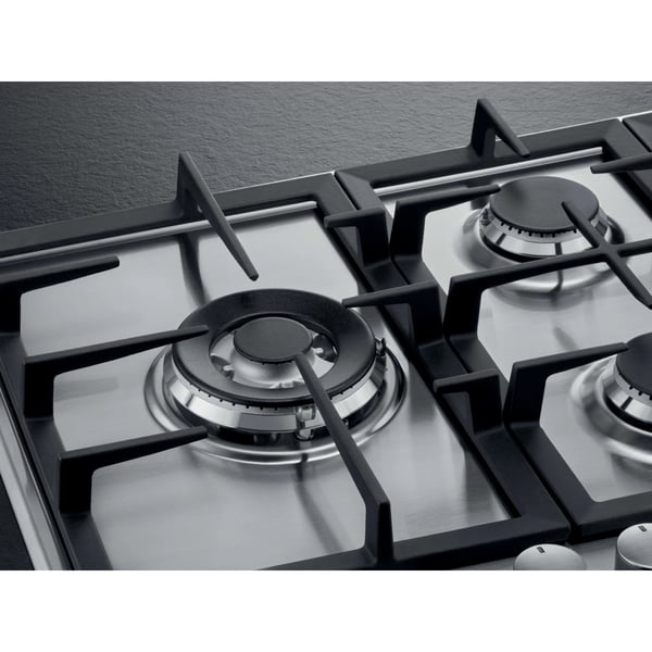 AEG HGB75520SM Rustfrit stål Indbygget 75 cm Gaskomfur 5 zone(s)