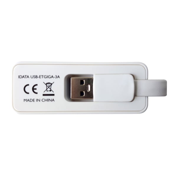 Techly IDATA USB-ETGIGA-3A nätverkskort Ethernet 5000 Mbit/s