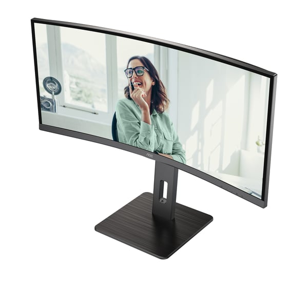 AOC CU34P3CV platta pc-skärmar 86,4 cm (34") 3440 x 1440 pixlar UltraWide Quad HD LED Svart