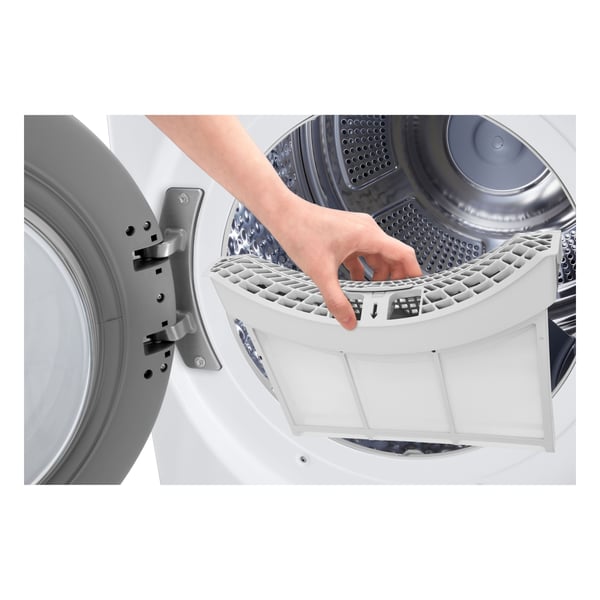 LG RH18U8AVCW tørretumbler Fritstående Front-læsning 18 kg Hvid