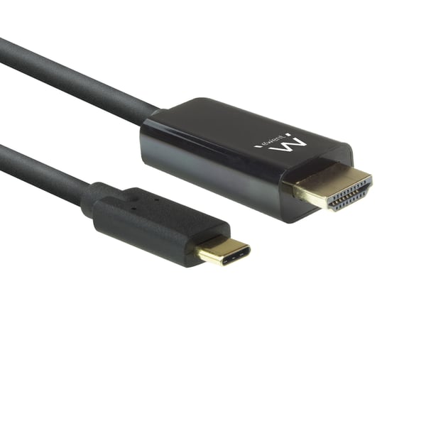 Ewent EW9824 videokaapeli-adapteri 2 m USB Type-C HDMI-tyyppi A (vakio) Musta