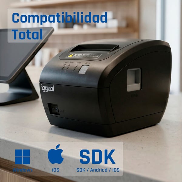 iggual TP Easy 80 203 x 203 dpi Ledningsført Termisk POS printer