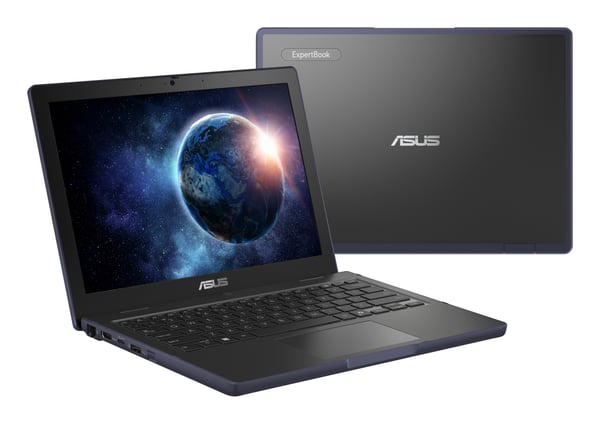 ASUS BR1204CTA-R80052XA Intel® N N150 Bärbar dator 31 cm (12.2") WUXGA 8 GB LPDDR5-SDRAM 128 GB UFS Wi-Fi 6 (802.11ax) Windows 11 Pro Education Svart, Grå
