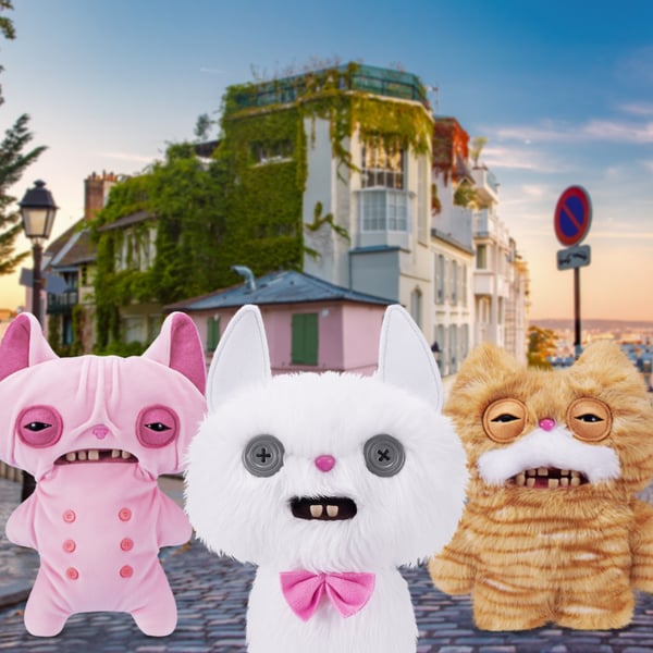Hug-A-Lumps Fuggler Alley Cats 23 cm Assortment