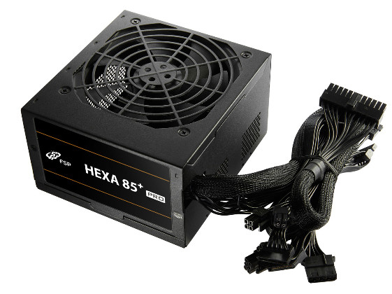 FSP HEXA 85+ PRO 450W strömförsörjningsenheter 24-pin ATX ATX Svart