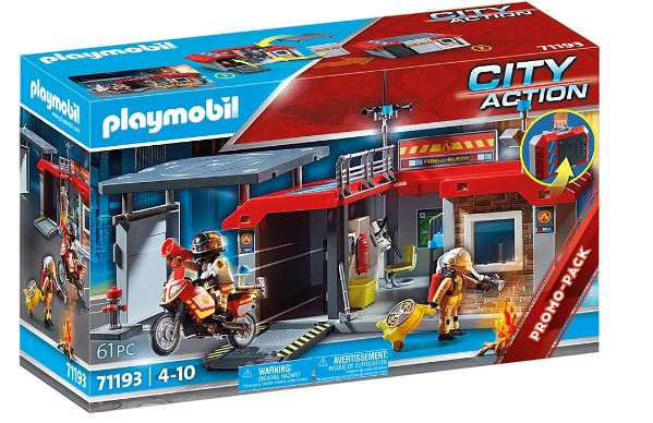 Playmobil City Action Take Along Fire Station