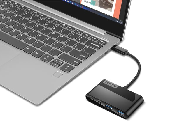 Lenovo GX91L84354 gränssnittshubbar USB 3.2 Gen 1 (3.1 Gen 1) Type-C 625 Mbit/s Svart