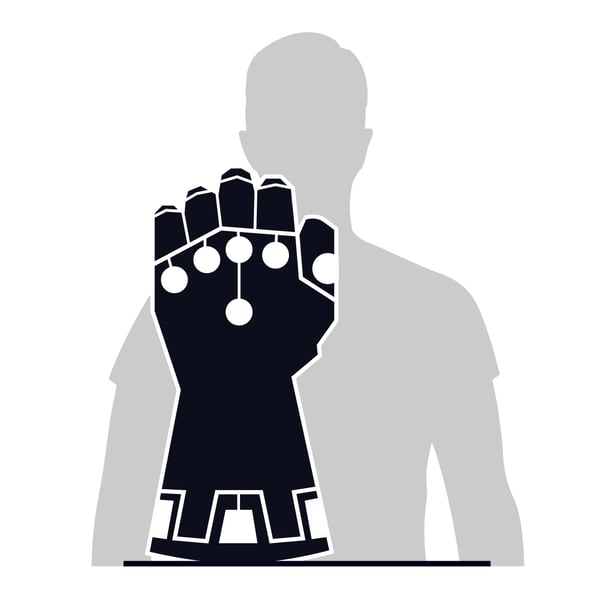 4D Build FDP FAP Marvel Infinity Gauntlet GML 3D-pussel 142 styck Serietidning