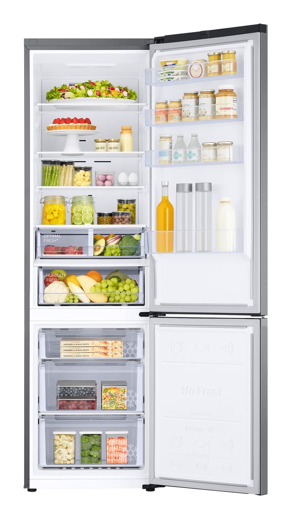 Samsung RB38T607BS9 Fritstående 387 L Rustfrit stål