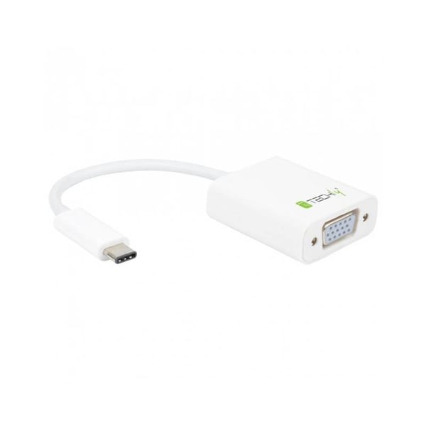 Techly IADAP-USB31-VGA USB grafiikka-adapteri Valkoinen