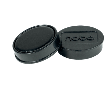 Nobo magnetiska whiteboardmagneter 10-pack 32 mm färgade magneter