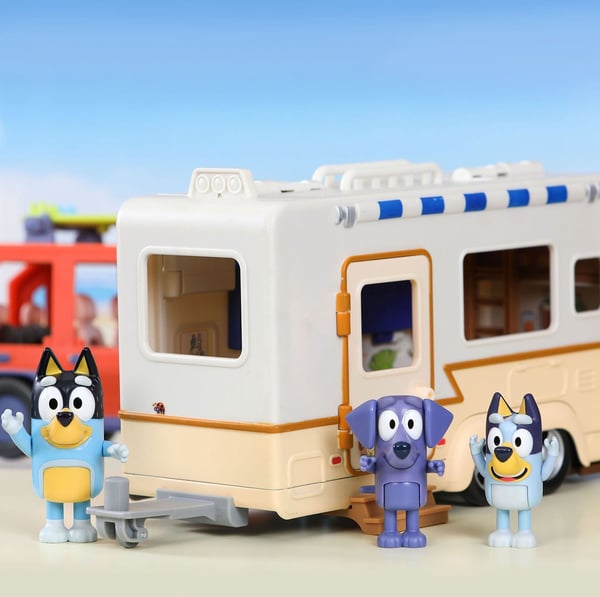 Moose Toys Bluey Auto en Kamper Speelset
