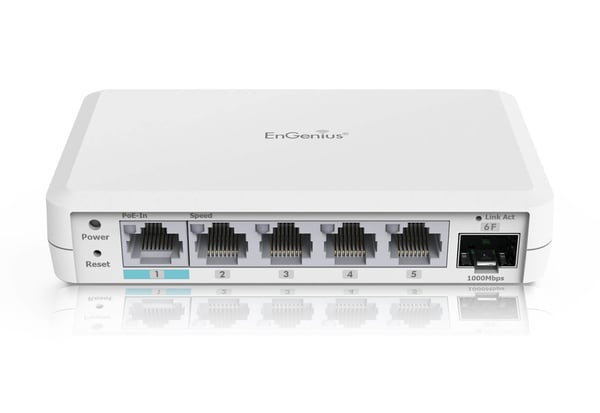 EnGenius EXT1106 netværksswitch L2 Gigabit Ethernet (10/100/1000) Strøm over Ethernet (PoE) Hvid