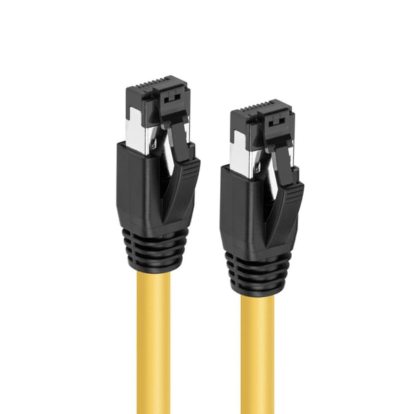 Microconnect MC-SFTP801Y verkkokaapeli Keltainen 1 m Cat8.1 S/FTP (S-STP)