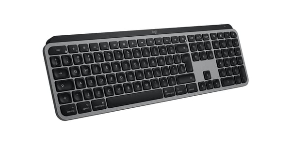 Logitech Master MX Keys S for Mac tastatur Kontor RF trådløs + Bluetooth QWERTY US International Aluminium, Sort