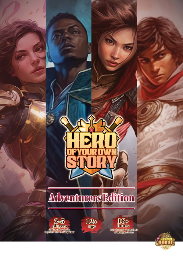 Asmodee Hero of Your Own Story Adventures Edition Lautapeli Matkailu-/seikkailupeli