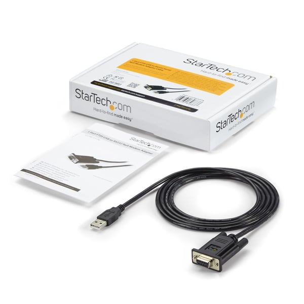 StarTech.com 1 Port USB Nullmodem RS232 Adapterkabel